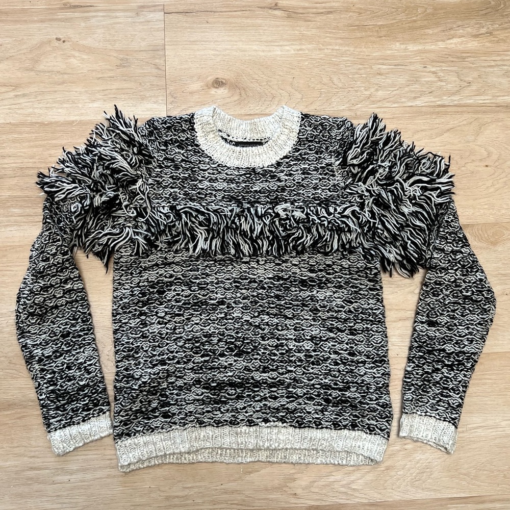 Banana Republic Fringed Sweater